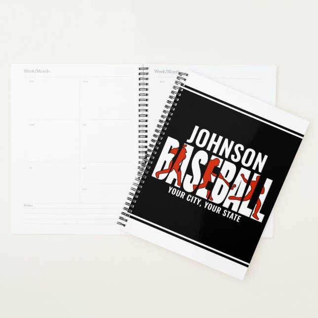 Agenda Jogador de Jogo de NOMES ADD da Equipe de Baseball (Exibição)
