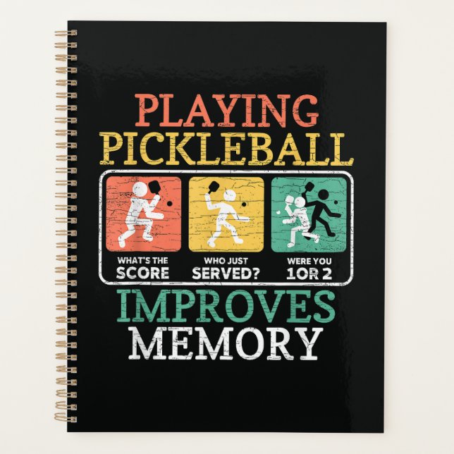 Agenda Jogando Pickleball Melhora a Memória (Frente)