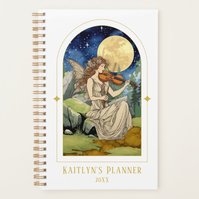 Agenda Jogando violino de forma justa (Frente)