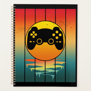 Agenda Jogo de Jogos para Jogos do Sunset Vintage