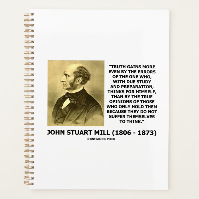 Agenda John Stuart Mill Verdade ganha mais citação (Frente)