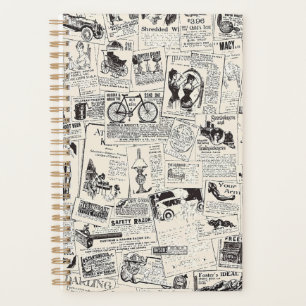 Agenda Jornal Vintage