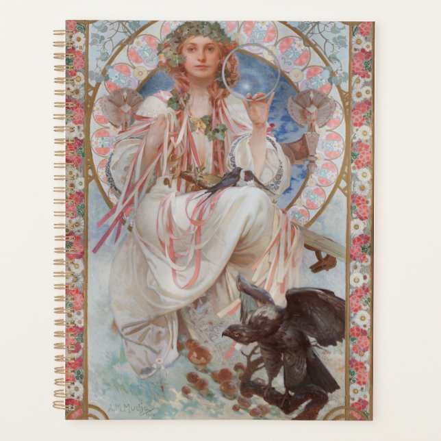 Agenda Josephine Crane Bradley as Lavia by Alphonse Mucha (Frente)