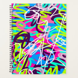 Agenda Joyful Colors Modern Abstrato