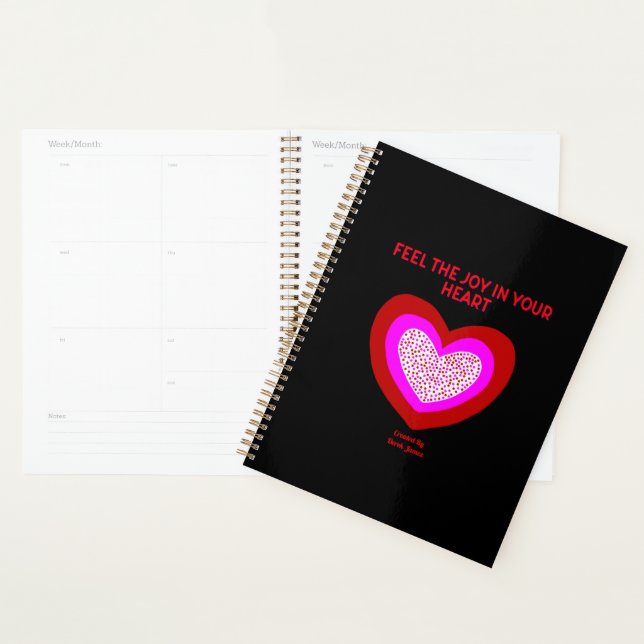 Agenda Joyful Heart Standard Planner (Exibição)