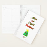 Agenda Joyly Christmas Small Planner<br><div class="desc">Vocês podem encomendar meu desenho,  "Feliz Natal",  neste pequeno planejador,  o texto diz,  "Tenha um Natal Feliz",  com uma árvore de Natal decorada. Isto faz o presente de Natal perfeito para desejar a alguém um Feliz Natal.</div>
