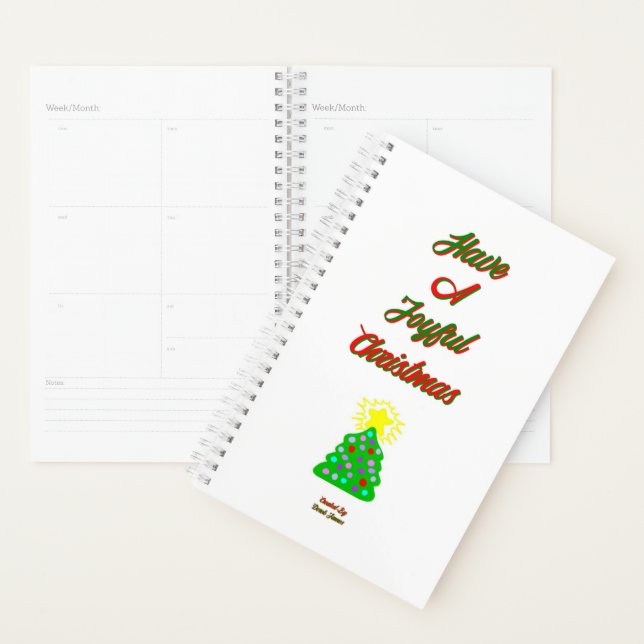 Agenda Joyly Christmas Small Planner (Exibição)