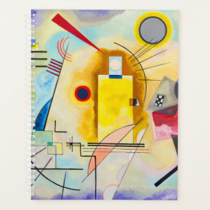 Agenda Kandinsky amarelo-vermelho-azul