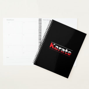 Agenda Karate Martial Arts Red