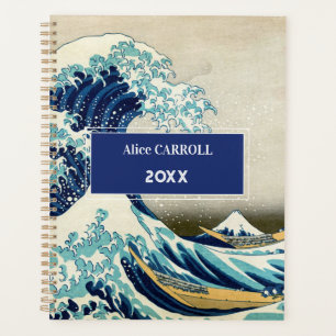 Agenda Katsushika Hokusai - A onda do Excelente de Kanaga