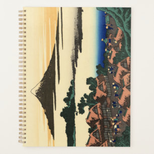 Agenda Katsushika Hokusai Dawn na província de Kai