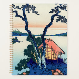 Agenda Katsushika Hokusai - Lago Suwa na província de Shi