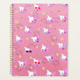 Agenda Katzen - Kätzchen - Comickatzen Muster  Planer
