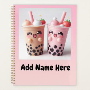 Agenda KAwaii Happy Boba Tea Planner