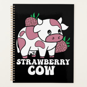 Agenda Kawaii Strawberry Cow Fazenda