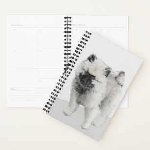 Agenda Keeshond Puppy Drapy - Arte Cachorro Original Boni