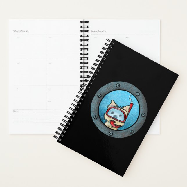 Agenda KiniArt Snorkel Cairn Porthole Planner (Exibição)