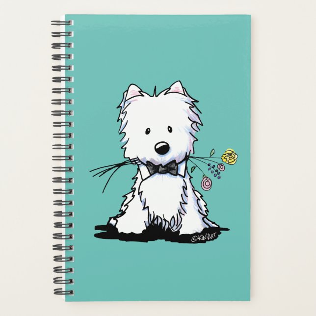 Agenda KiniArt Westie Little Romeo Planner (Frente)