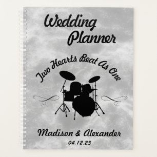Agenda Kit Drum Musical de Casamento do Drummer Rock and