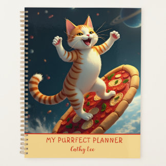 Agenda Kitty Space Surfing On Pizza