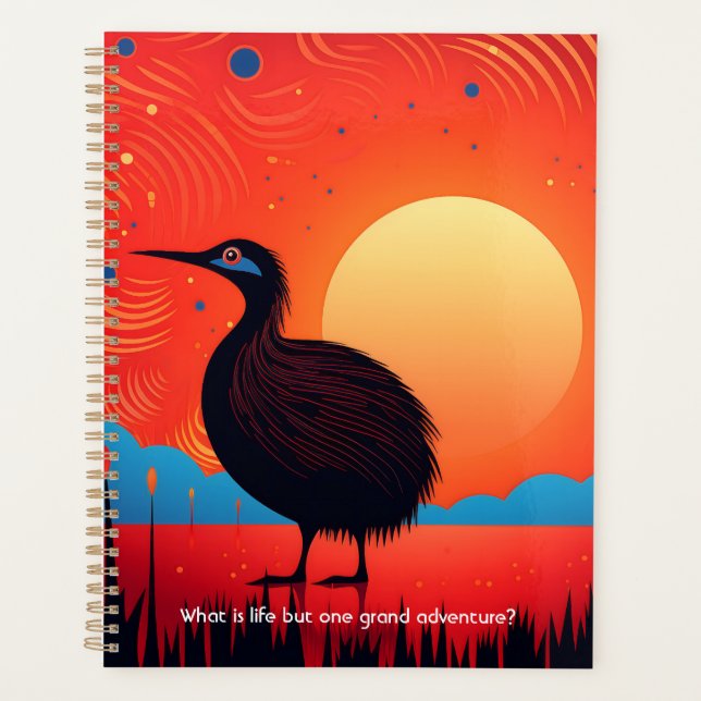 Agenda Kiwi Bird em Twilight (Frente)