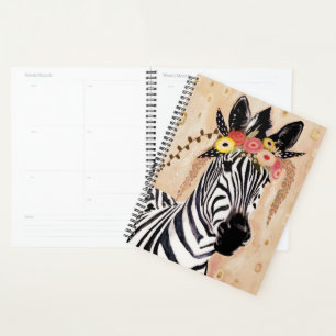 Agenda Klimt Zebra Coroa De Flores
