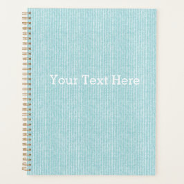 Agenda Knit Azul Personalizável Inspirado