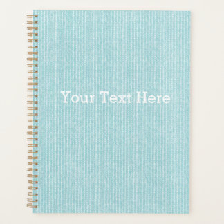 Agenda Knit Azul Personalizável Inspirado