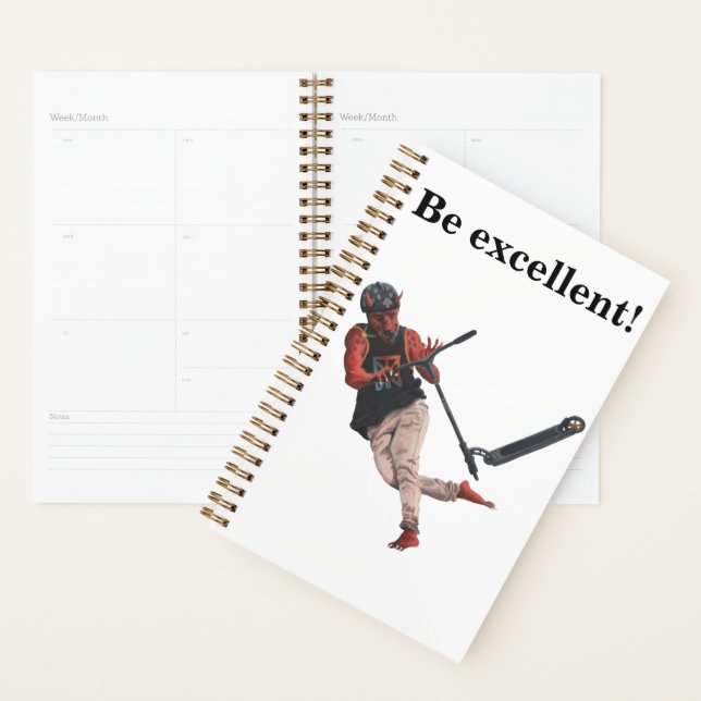 Agenda Kobold Kick Patinete Trick Fantasy Art Planner (Exibição)