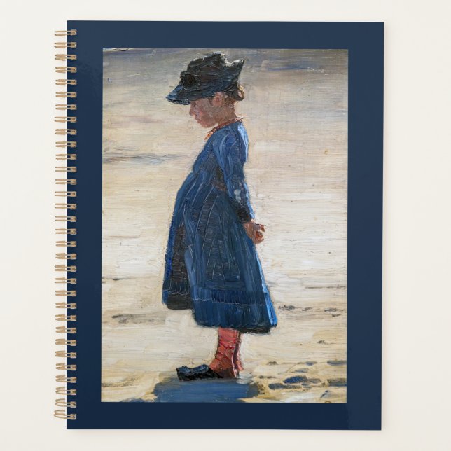 Agenda Kroyer - Menina parada em Skagen Beach (Frente)