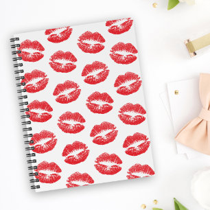 Agenda Lábios Vermelhos, Padrão De Lábios, Batom Vermelho