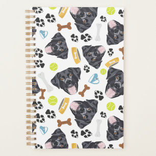 Agenda Labrador negro de cão sorridente