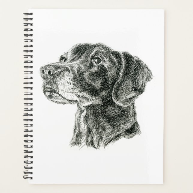 Agenda Labrador Preto (Frente)