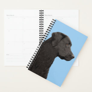 Agenda Labrador Retriever Black Painting Original Dog Art