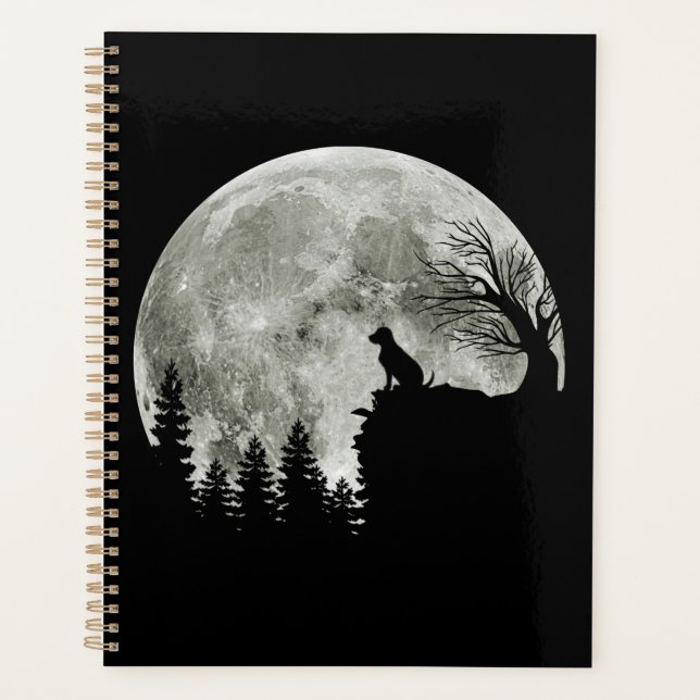 Agenda Labrador Retriever Stand On Mountain Halloween (Frente)