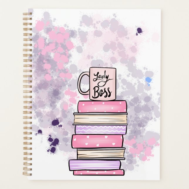 Agenda Lady Boss Books e Mug (Frente)