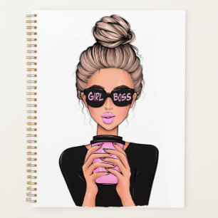 Agenda Lady Boss Life, Chefe Babe Woman, Menina Chefe T-S