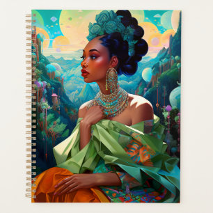 Agenda Lady In Surreal World African American Art