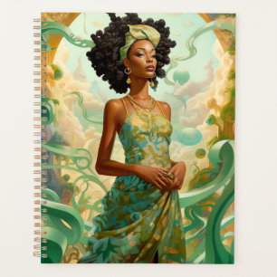 Agenda Lady In Surreal World African American Art