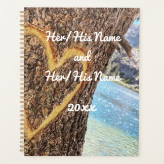 Agenda Lago Tahoe Blue Water Tree Heart Love