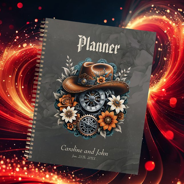 Agenda Lágrimas: estilo vaqueiro a vapor. (Criador carregado)