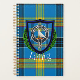 Agenda Laing Scottish Clan Tartan & Crest