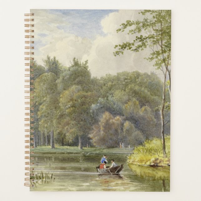 Agenda Landschap encontrou Figuren em een Roeibootje Vint (Frente)