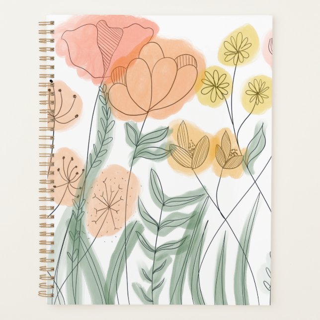Agenda Laranja Flores (Frente)