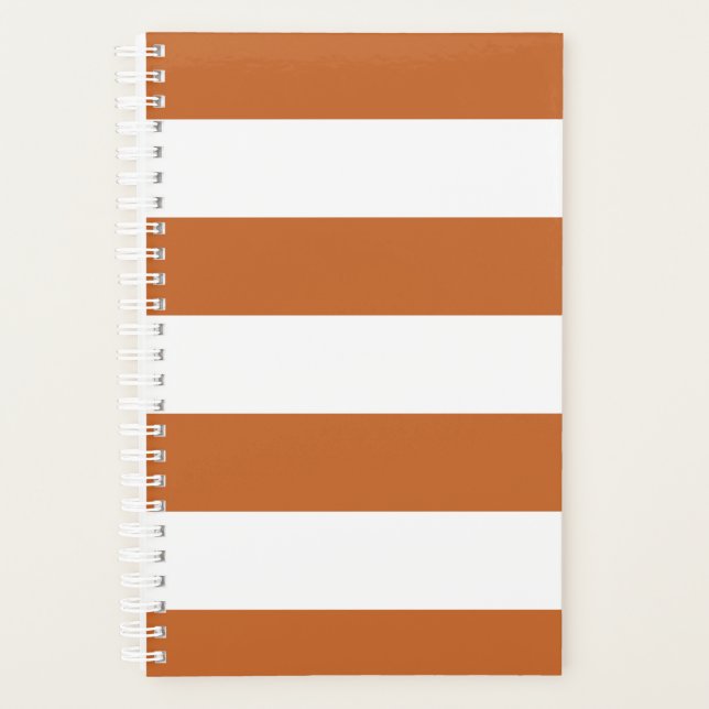 Agenda Laranja Striped (Frente)