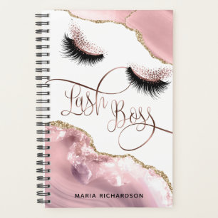 Agenda Lash Boss Makeup Olhos-da-sobrancelha Lashes Rosa-