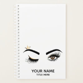 Agenda Lash Queen Piscar os olhos Eye Makeup Artist Lashe