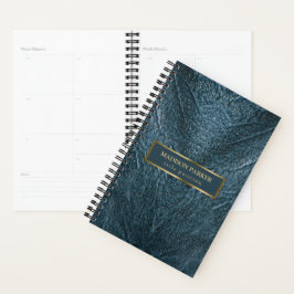 Agenda Leather parece Dourada