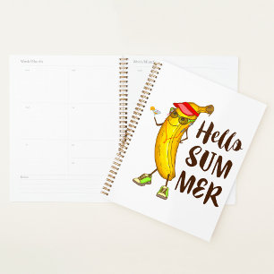 Agenda Legal Banana Hello Summer Funny Fruta tropical