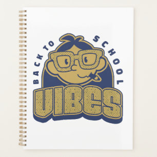 Agenda Legal de volta à Arte de Cartoon Vibes da Escola